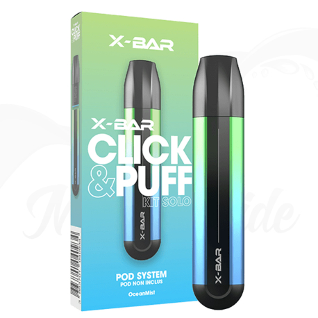 relx vape france Kit pod rechargeable click puff X-Bar
