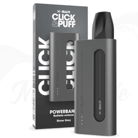 Power Bank Click & Puff à 22,90€, X-Bar Click & Puff Pas Cher