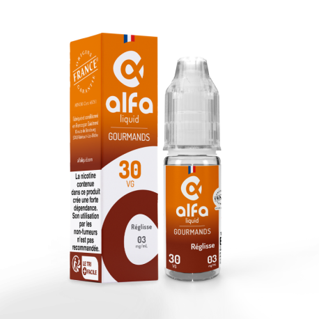 E-liquide rglisse anis Alfaliquid 10ml - Saveur intense