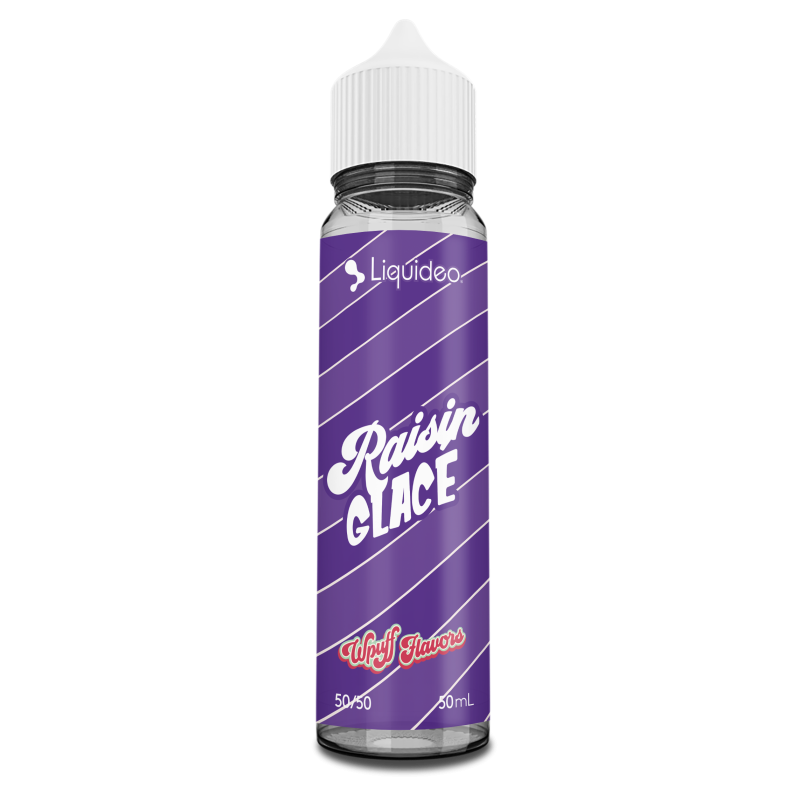 E-Liquide Raisin Glac 50ml Wpuff Flavors By Liquideo, Shake N Vape Raisin  Glac Pas Cher