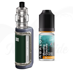 Pack M100 + E-Liquide Menthe Glaciale 5 mg/ml Abalon