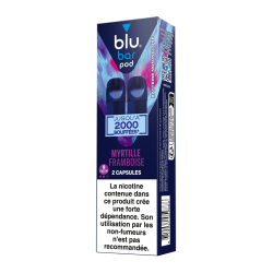 Capsules Myrtille Framboise Blu Bar