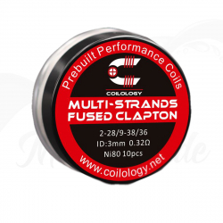 Coils Ni80 Multi-Strands Fused Clapton (10pcs) Coilology